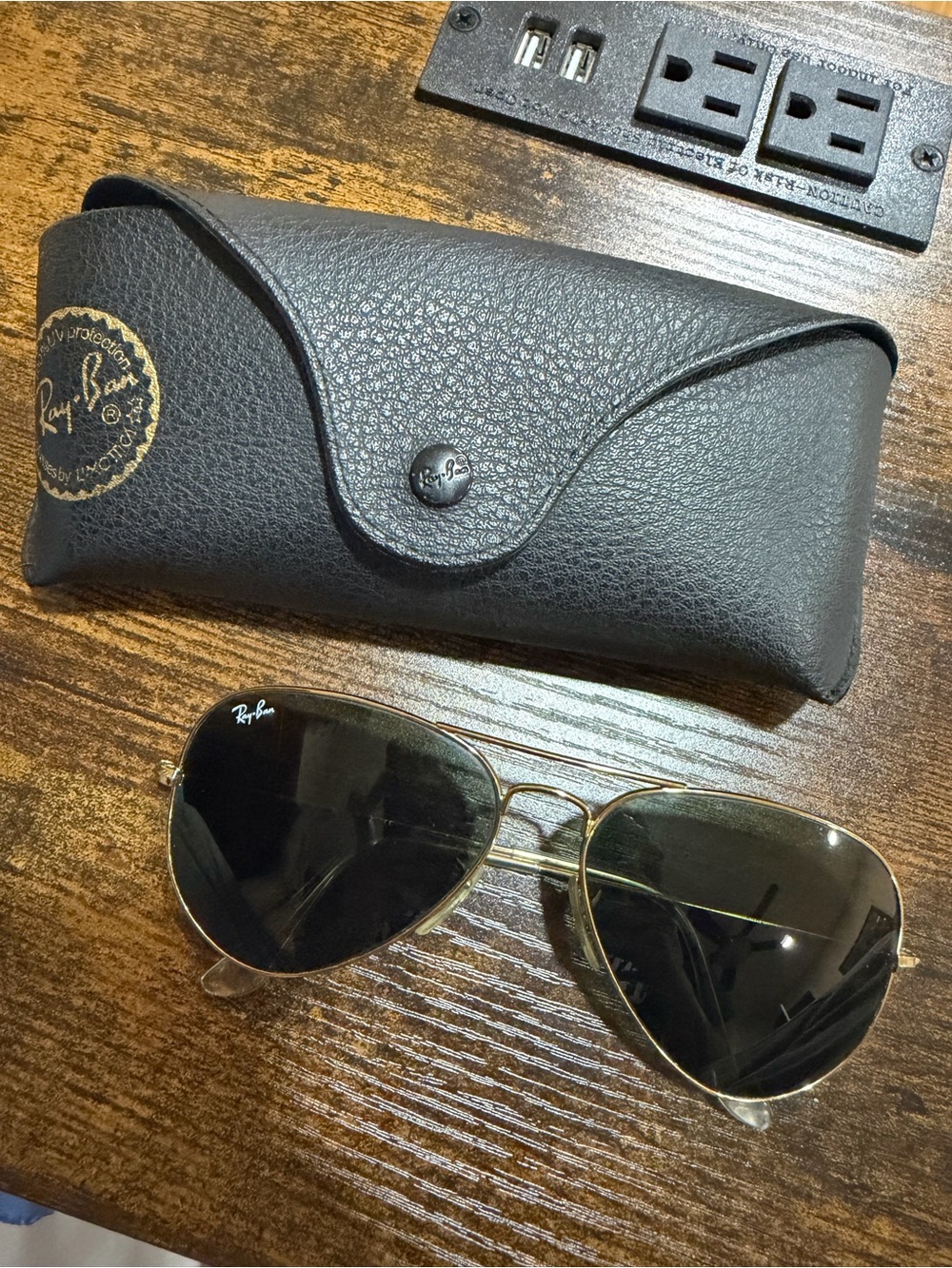 Women’s Ray-Ban RB3025 Aviator Large Metal Gold